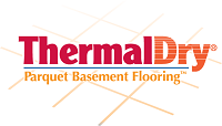 ThermalDry® parquet basement floor tiles