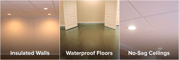 Basement walls and floors