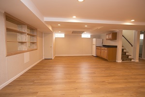 Basement finishing flooring in Syracuse & nearby