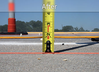 After leveling Ithaca roadway with PolyLevel®