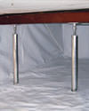 a crawl space repaired with crawl space jack posts and a crawl space liner for a home in Auburn
