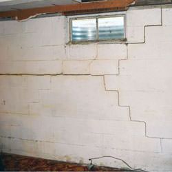 Bowing foundation walls in danger of failure in Ogdensburg