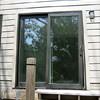 Sliding doors that are crooked and jamming due to a foundation issue in Canandaigua home