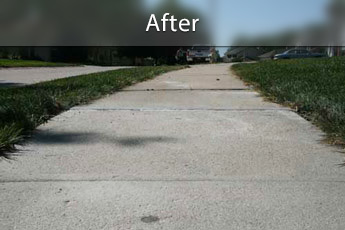 After photo of PolyLevel® concrete sidewalk repair in Syracuse