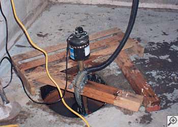 A Auburn sump pump system that failed and lead to a basement flood.